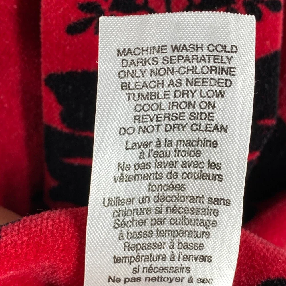 Hartstrings Dress Girls 6 Red Black Velvet Palampore Floral Ribbon Cotton Party